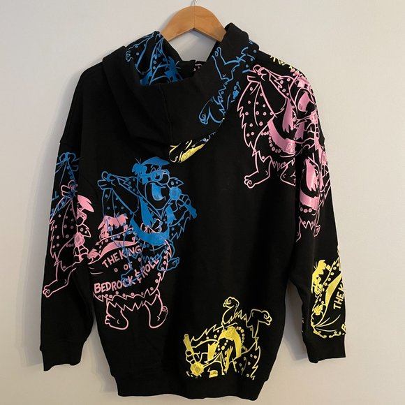 Jeremy Scott The King of Bedrock and Roll Graphic Hoodie - Picture 3 of 9